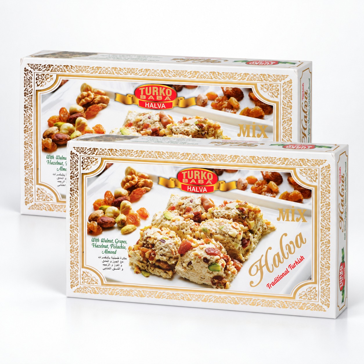 2'Li Lüx Dilimli Karışık Helva (400 Gr)