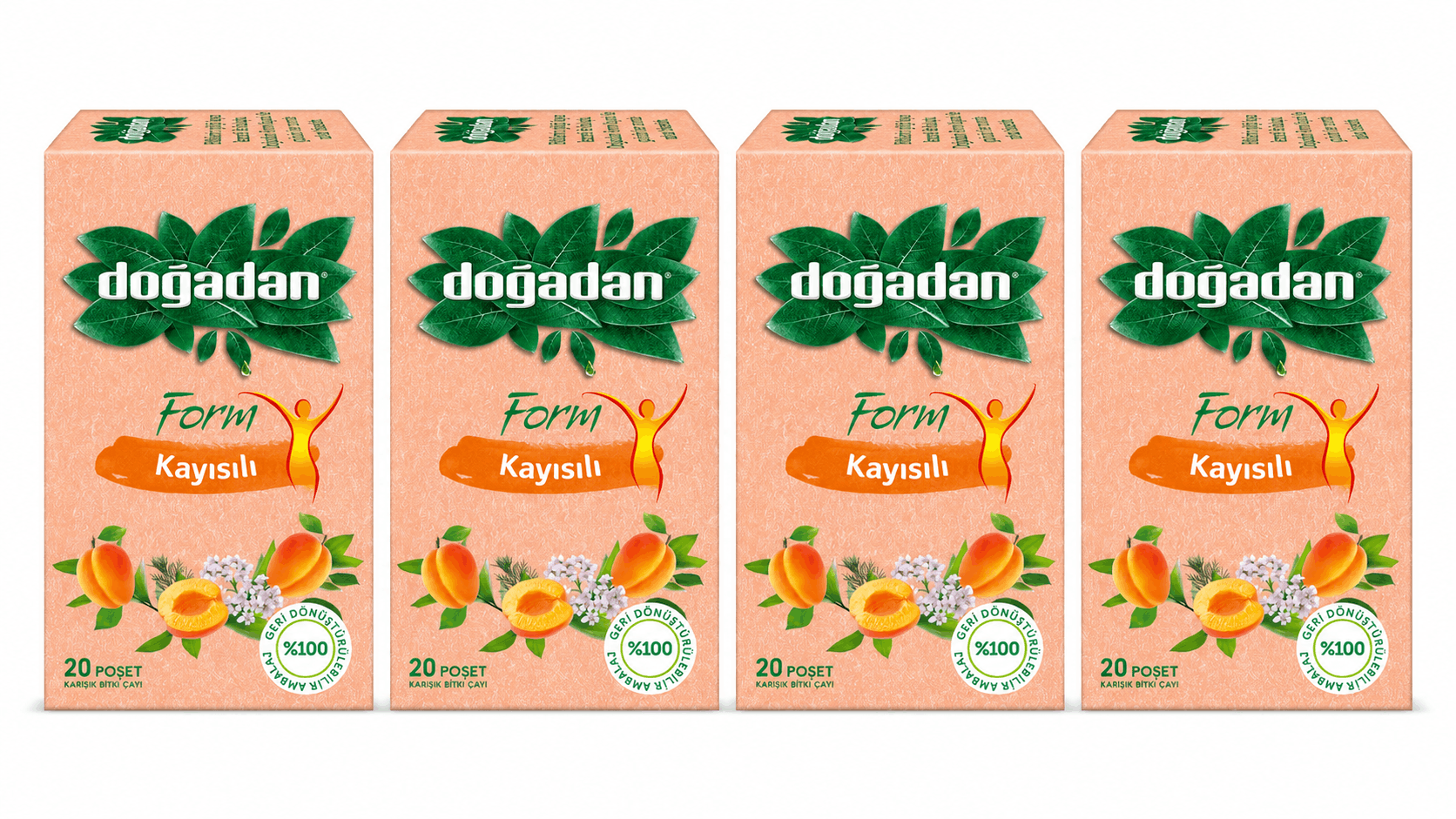 4'Lü Form Kayısılı