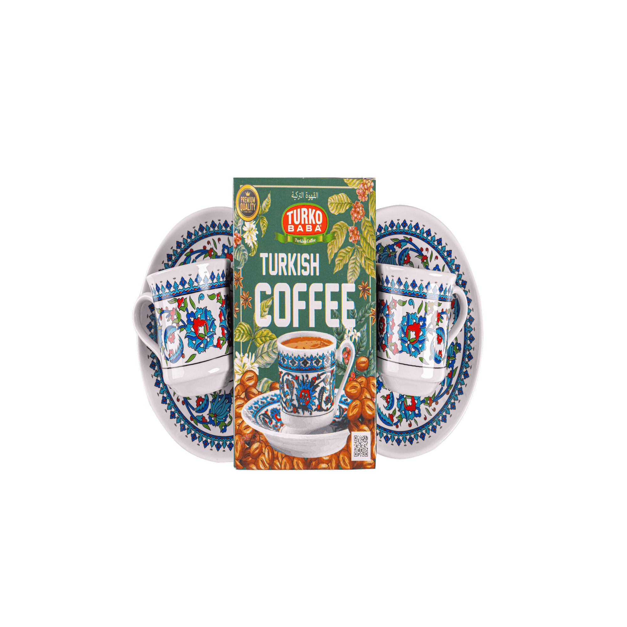 FİNCANLI YERLİ KAHVE SETİ